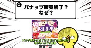 パナップ 販売終了 なぜ